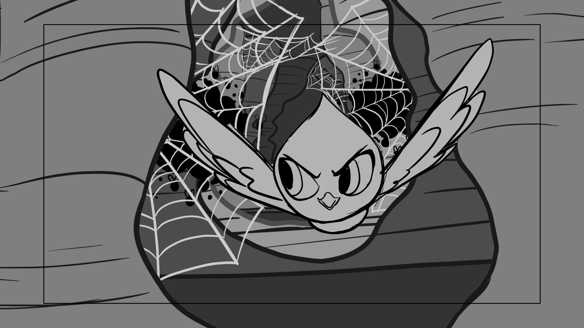 Venom Wars — Escena 16, panel 6, storyboard by Melissa Ballesteros